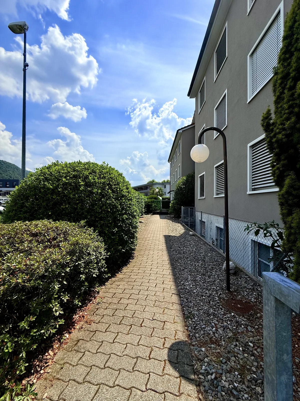 Residenza Pambio-Noranco - percorso laterale e accessi comuni